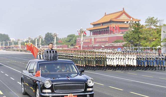 紀(jì)念中國(guó)人民抗日戰(zhàn)爭(zhēng)暨世界反法西斯戰(zhàn)爭(zhēng)勝利80周年大會(huì)在京隆重舉行 習(xí)近平發(fā)表重要講話并檢閱受閱部隊(duì)